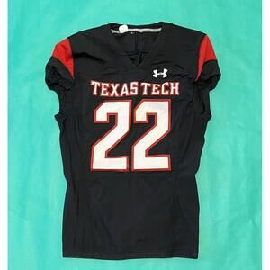 Texas Tech Raiders Football Under Armour 2020 Game Cut Jersey Football 25